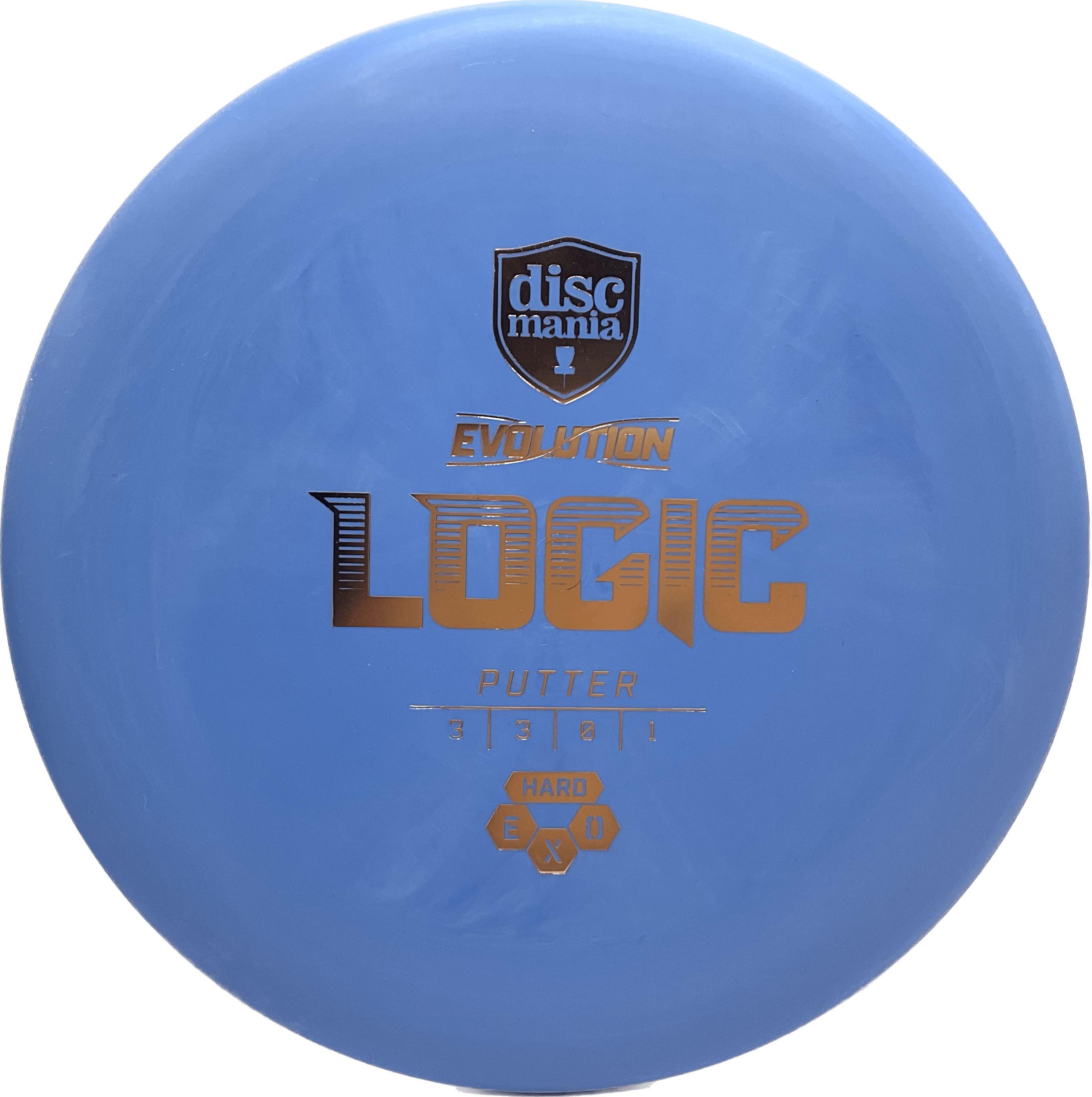 Overthrow Disc Golf Disc Hard Exo - 171-175 - Blue - Mixed