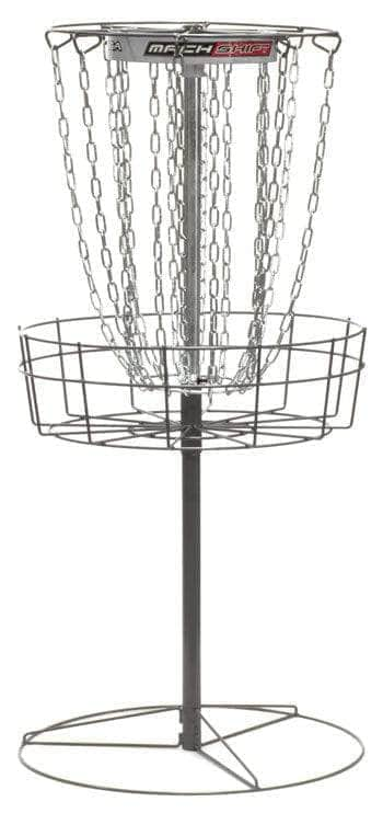 Overthrow Disc Golf White Mach Shift Basket | 3-in-1 Disc Golf Basket