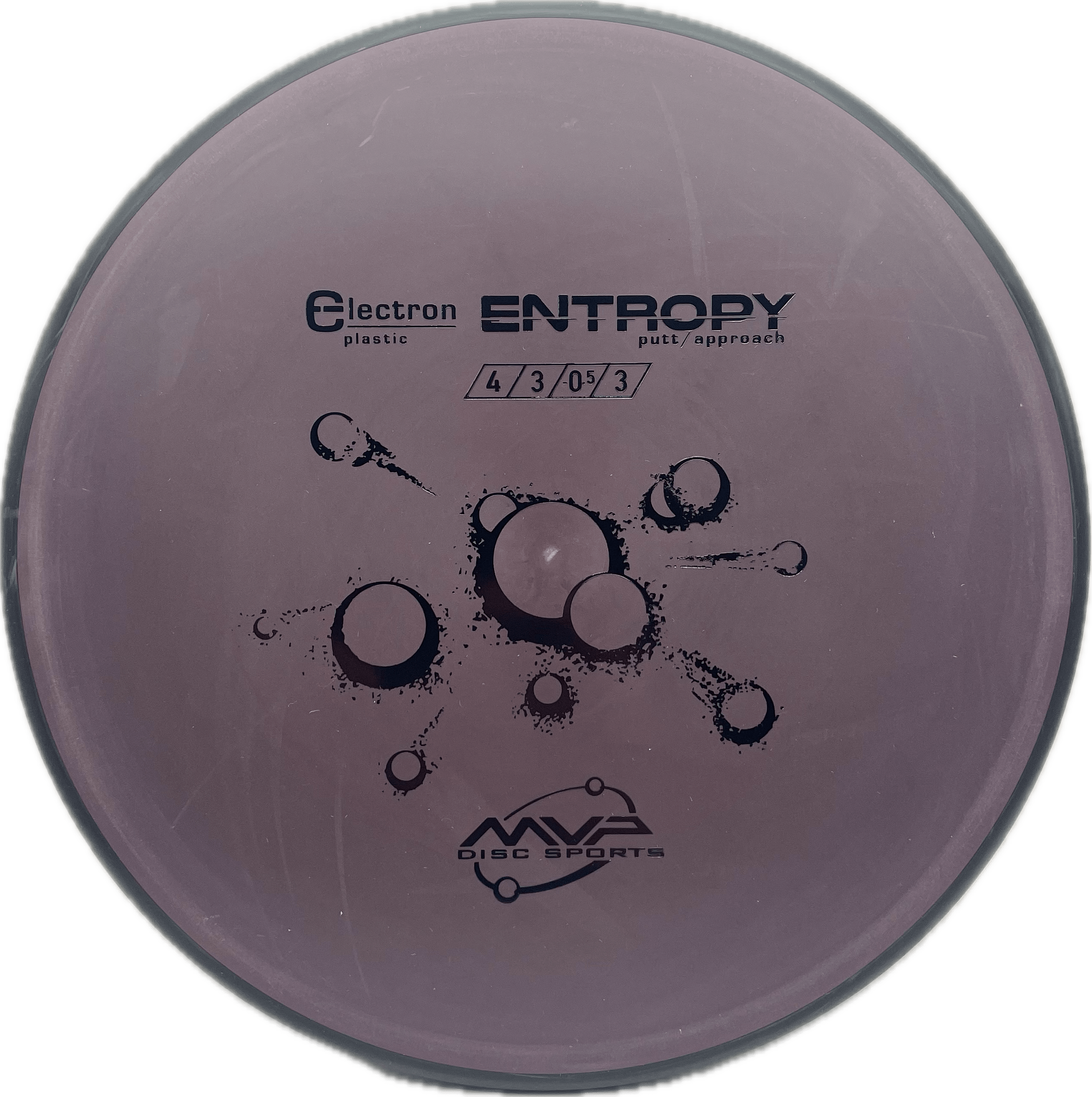 Overthrow Disc Golf Disc MVP Entropy, Electron, 170, Dark Maroon, Stock