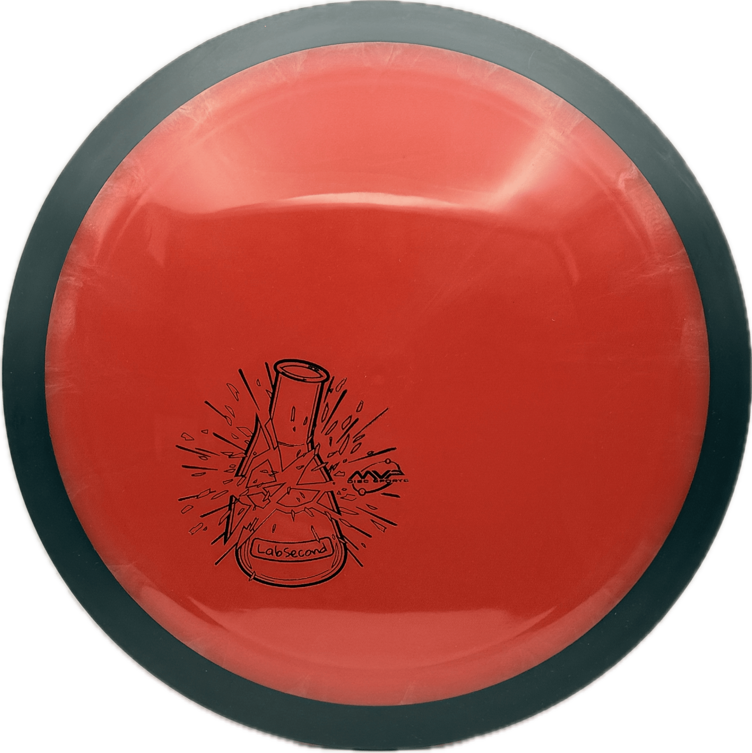 Overthrow Disc Golf Disc MVP Octane, Plasma, 174, Cherry Red, Lab Second