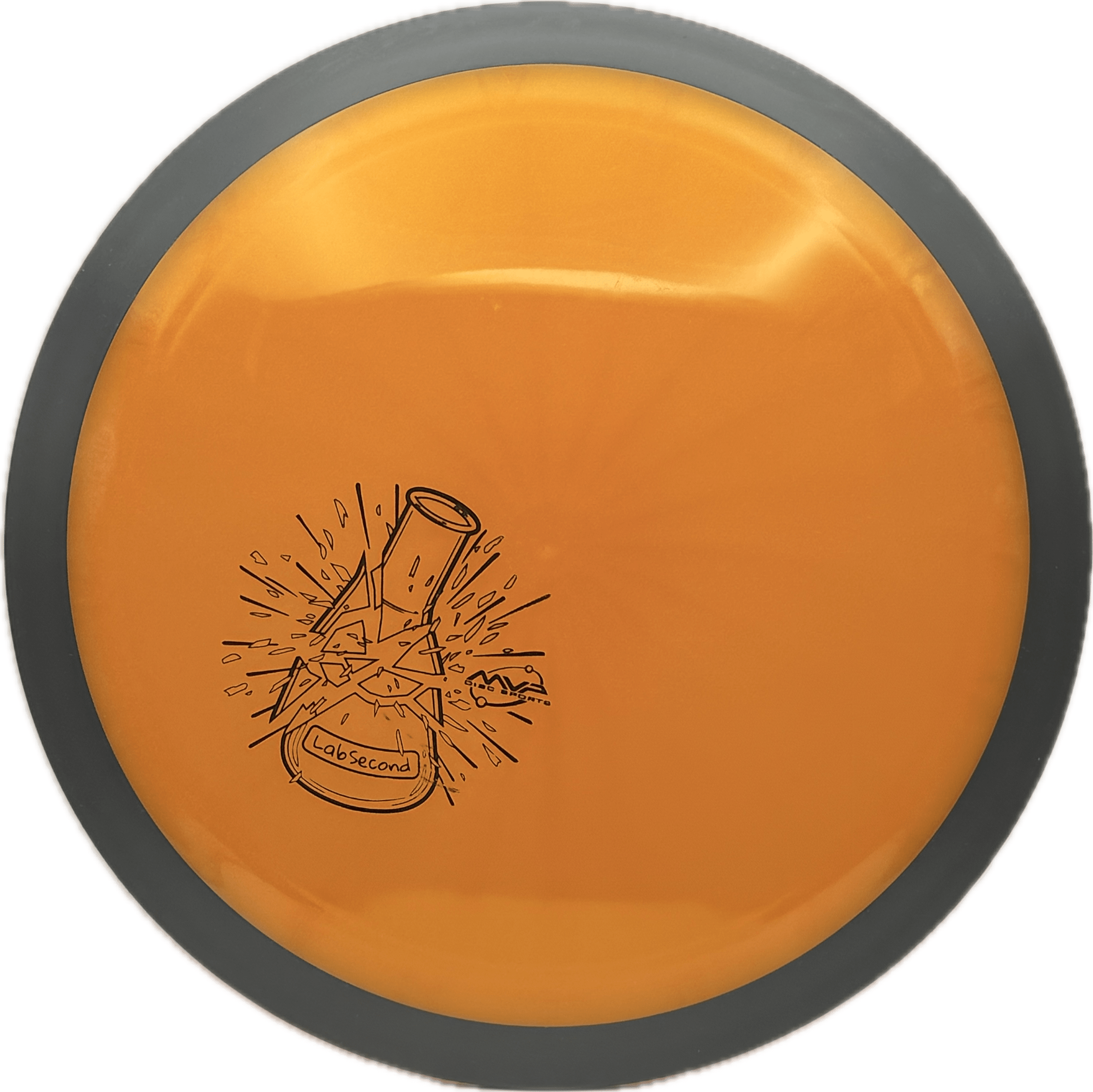 Overthrow Disc Golf Disc MVP Octane, Plasma, 174, Orange, Lab Second