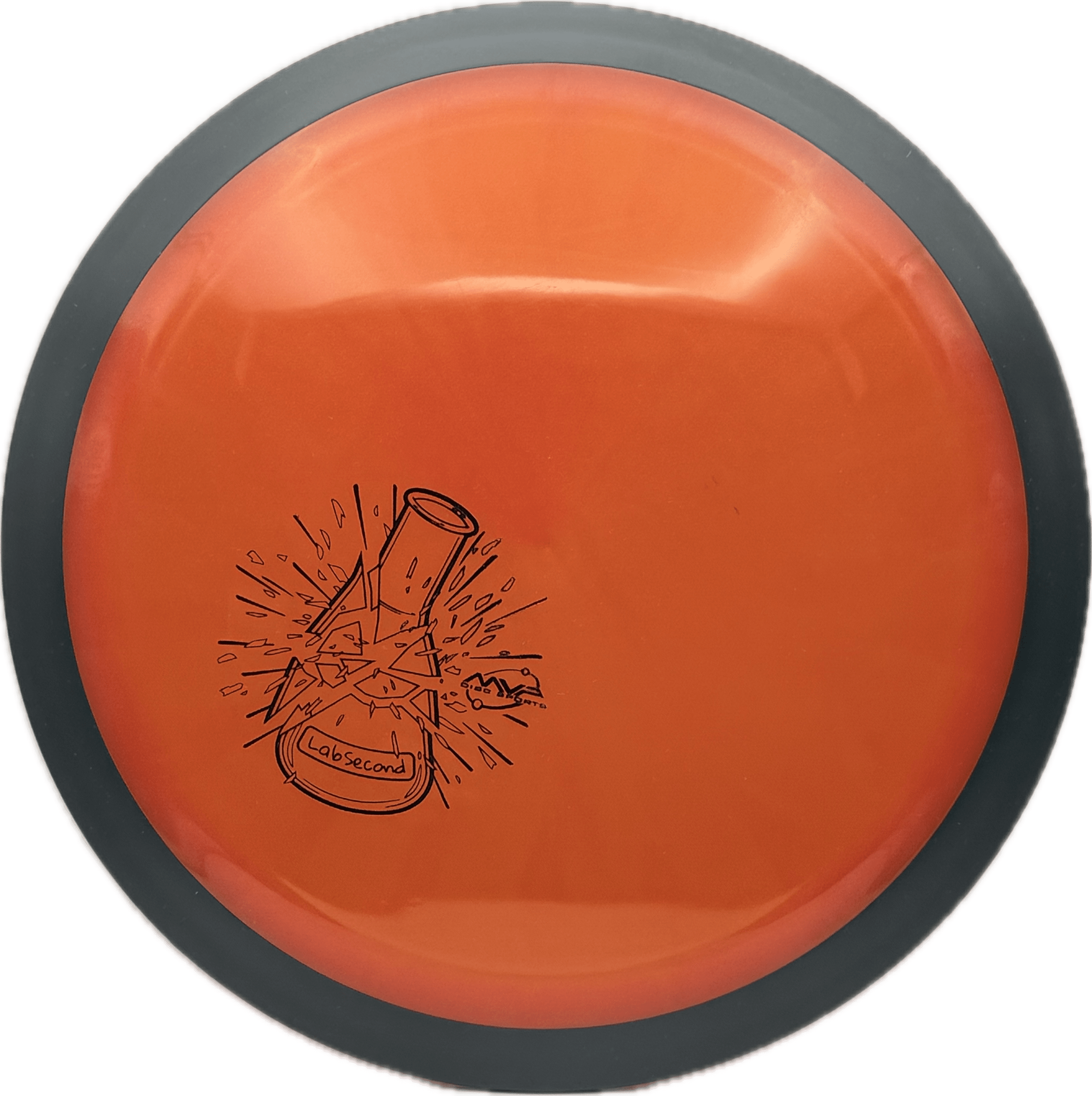 Overthrow Disc Golf Disc MVP Octane, Plasma, 174, Reddish-Orange, Lab Second