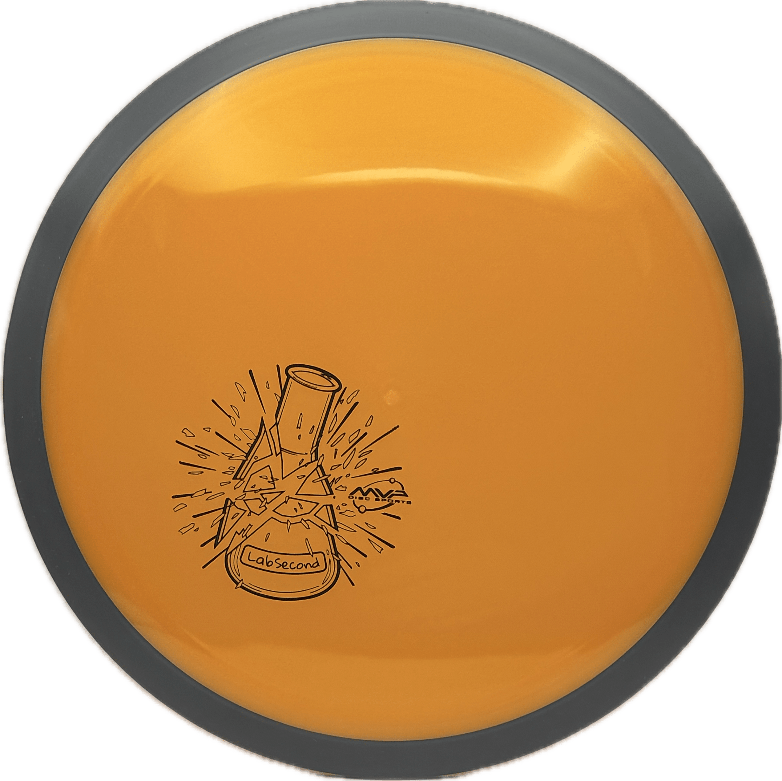 Overthrow Disc Golf Disc MVP Photon, Plasma, 166, Orange, Lab Second
