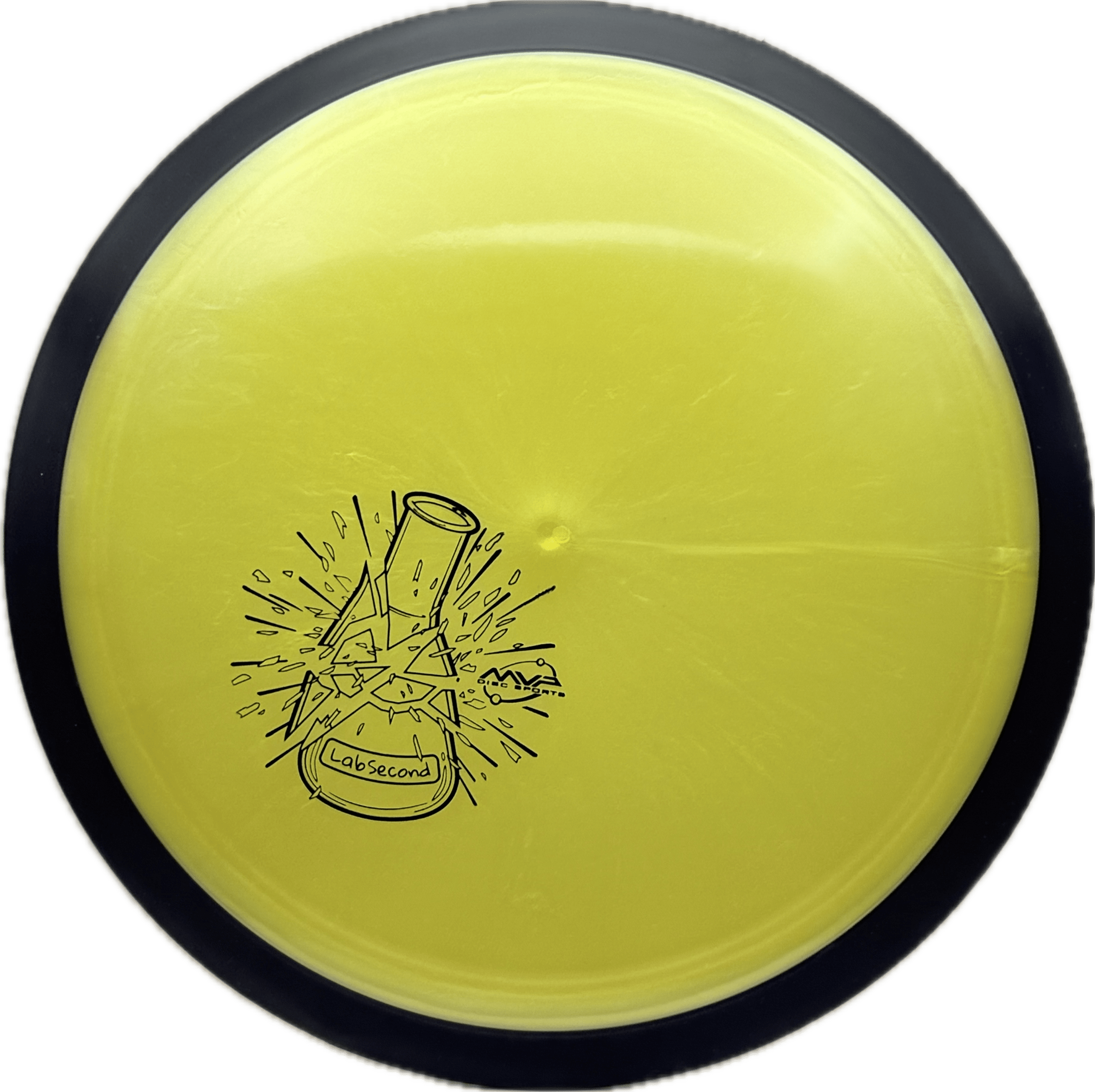 Overthrow Disc Golf Disc MVP Photon, Plasma, 168, Light Gold, Lab Second