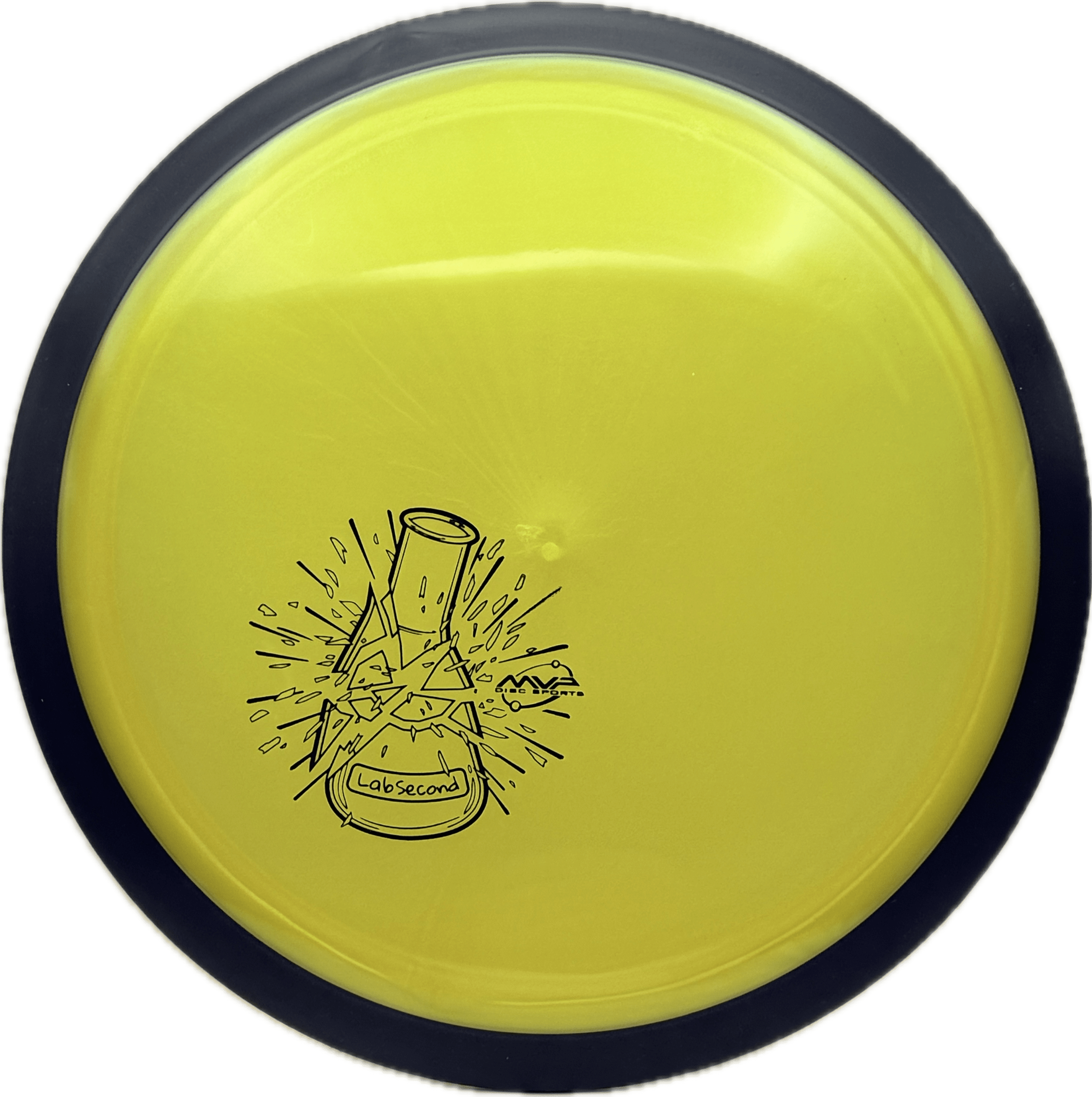 Overthrow Disc Golf Disc MVP Photon, Plasma, 171, Honey Yellow, Lab Second