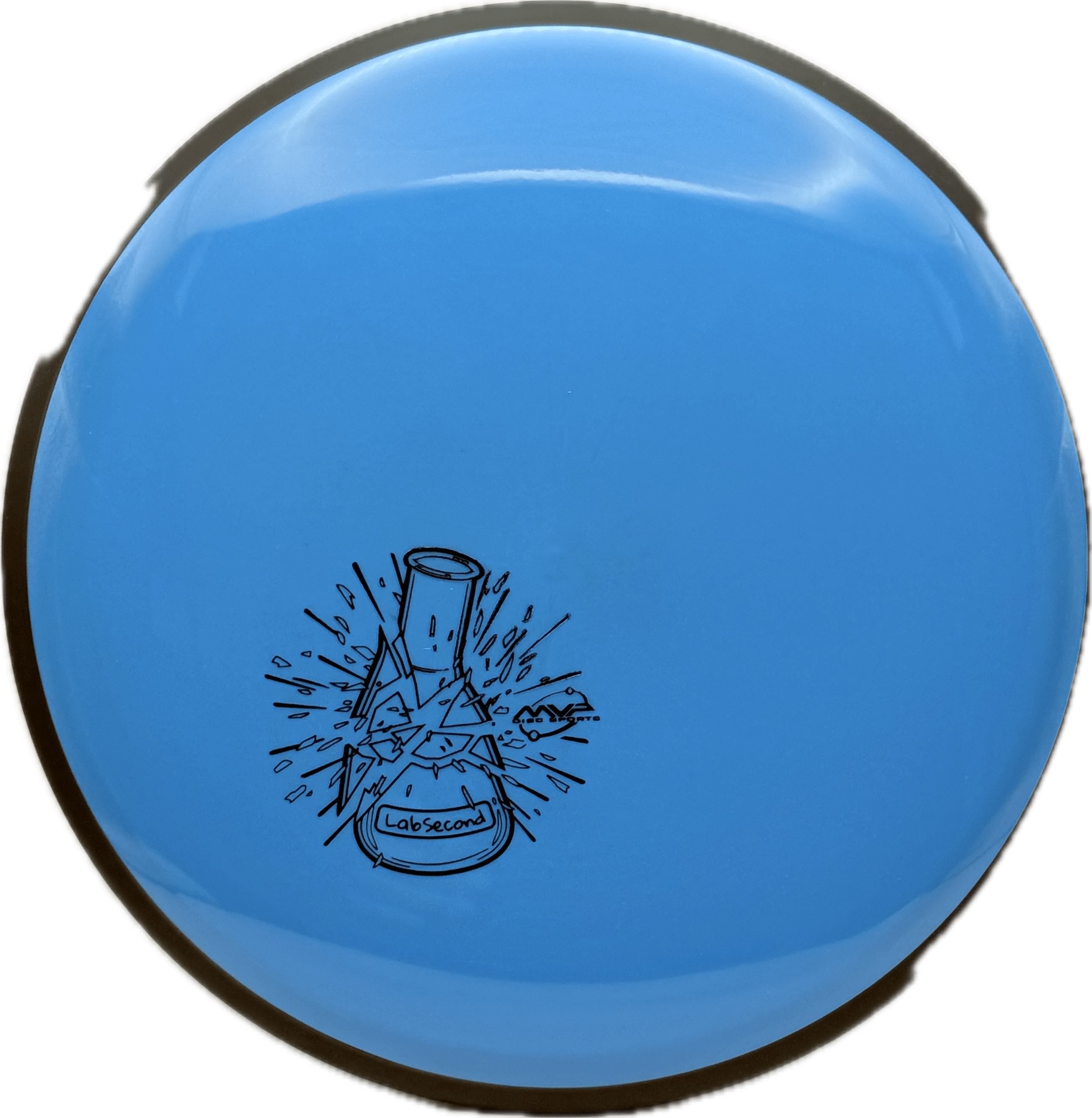 Overthrow Disc Golf Disc MVP Uplink, Neutron Soft, 170, Blue, Lab Second