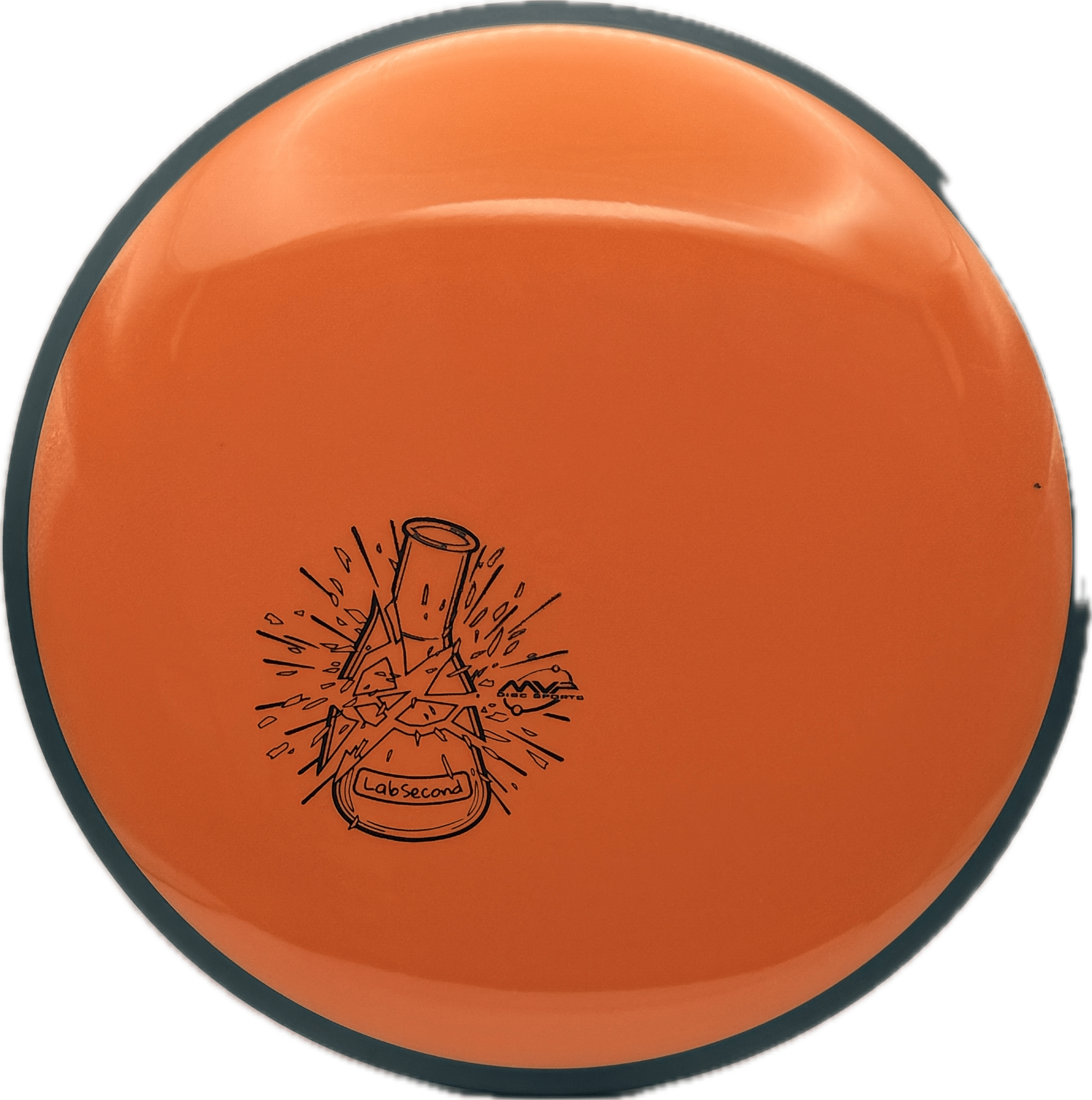 Overthrow Disc Golf Disc MVP Uplink, Neutron Soft, 170, Orange, Lab Second