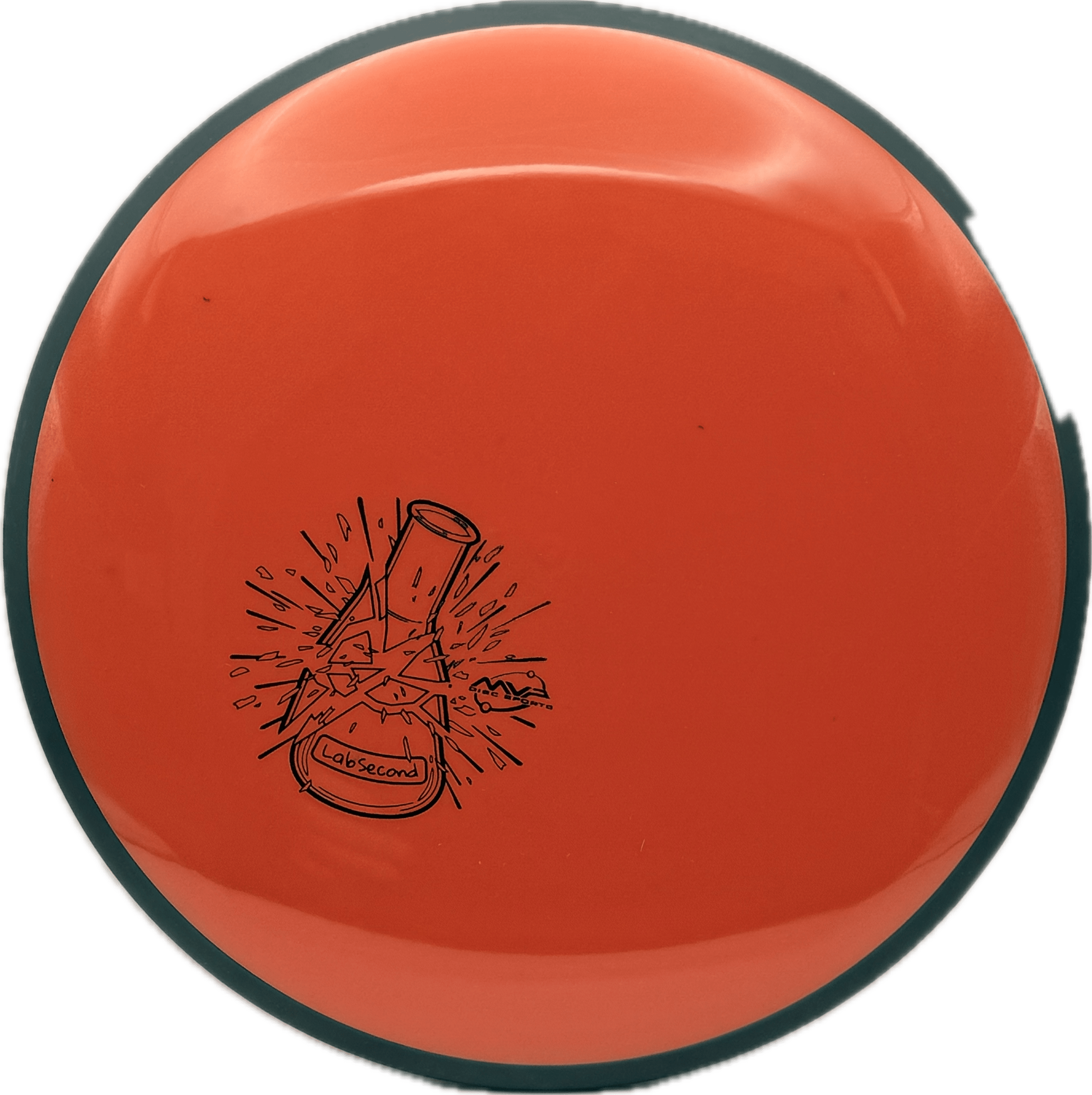Overthrow Disc Golf Disc MVP Uplink, Neutron Soft, 170, Red, Lab Second