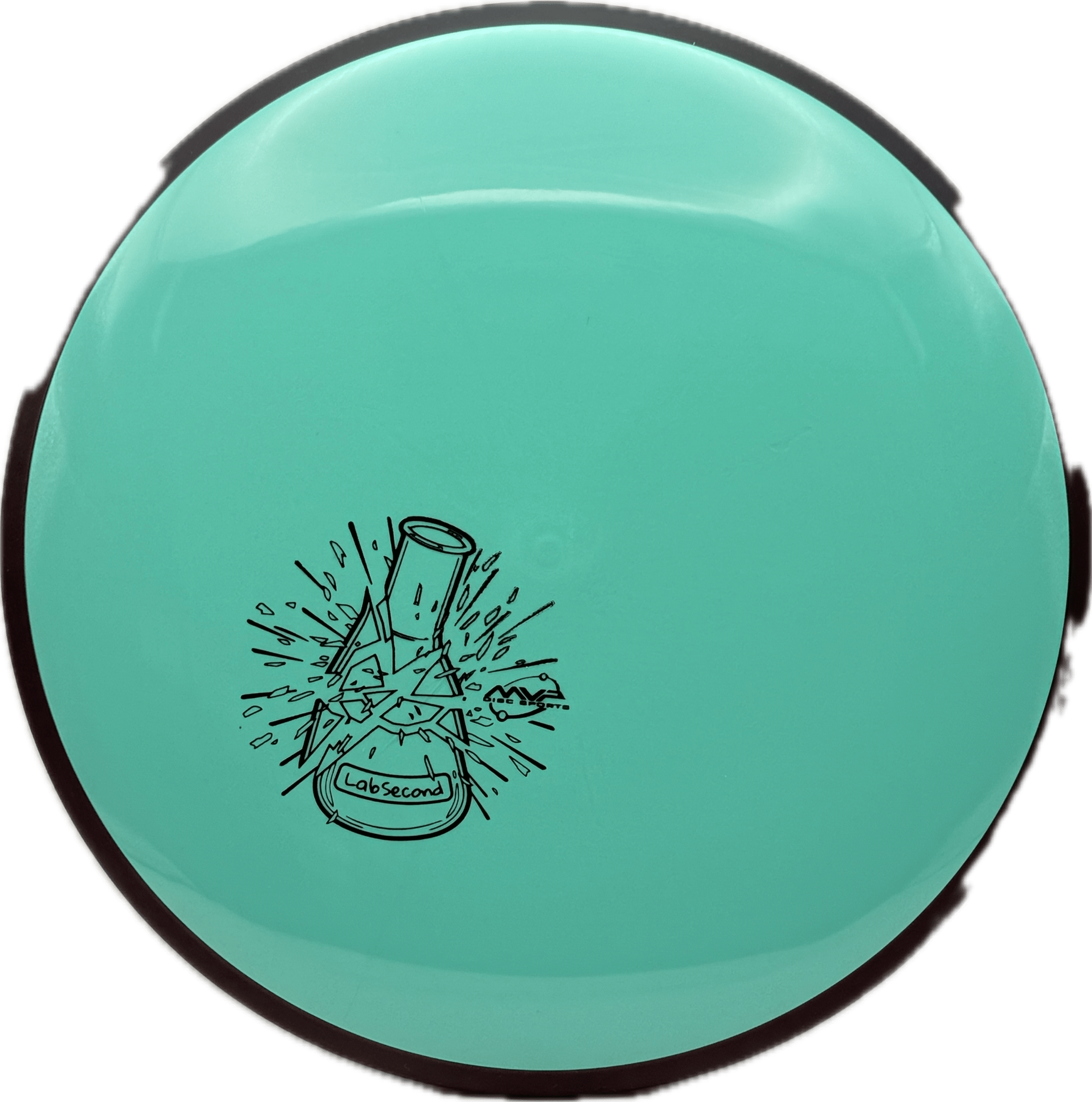 Overthrow Disc Golf Disc MVP Uplink, Neutron Soft, 170, Teal, Lab Second
