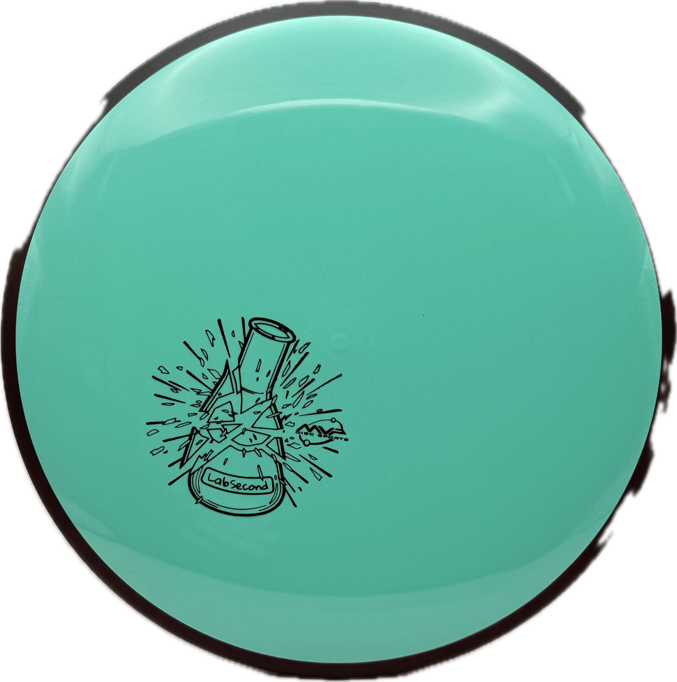 Overthrow Disc Golf Disc MVP Uplink, Neutron Soft, 172, Teal, Lab Second