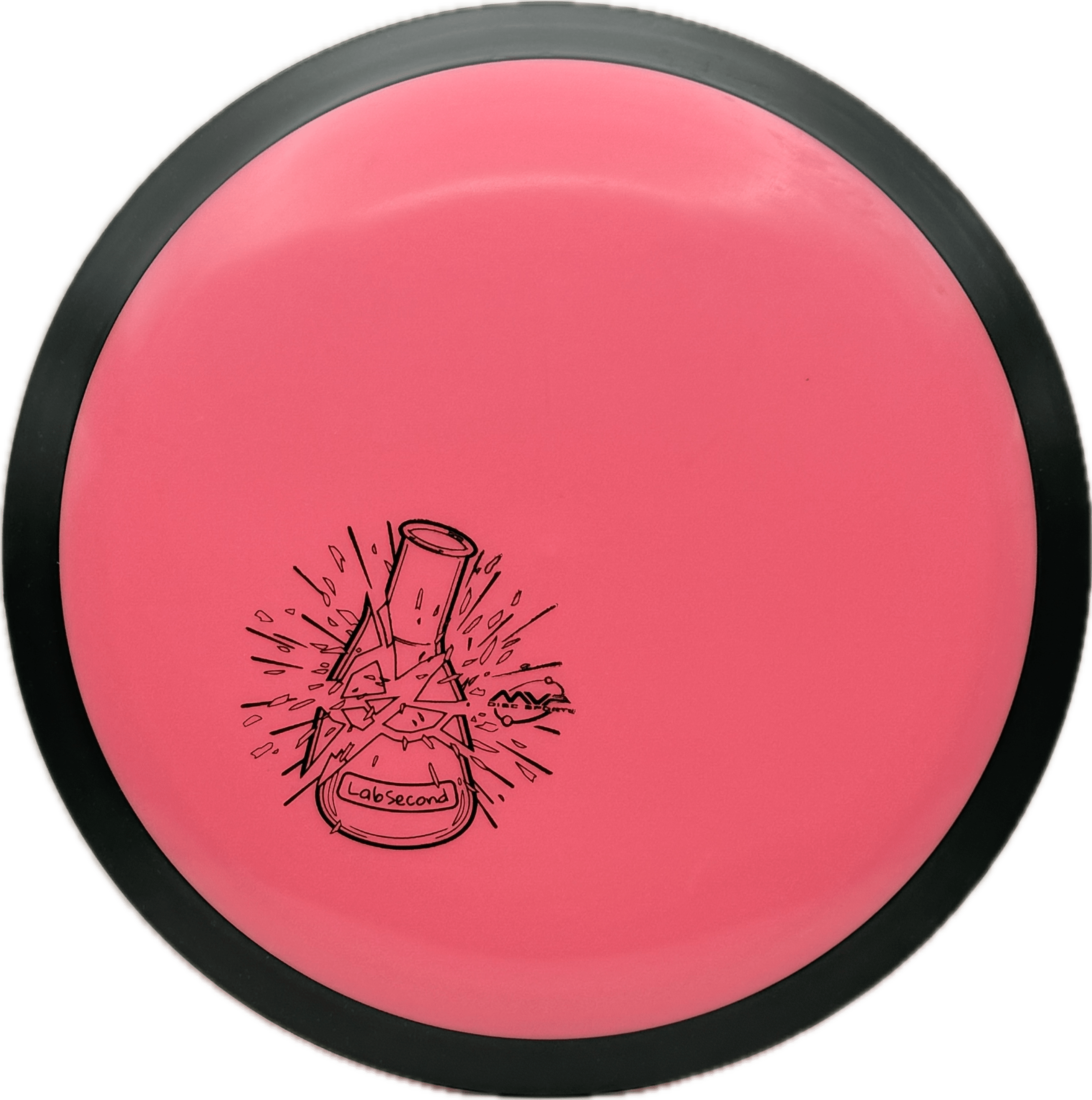 Overthrow Disc Golf Disc MVP Wave, Neutron, 172, Pink, Lab Second