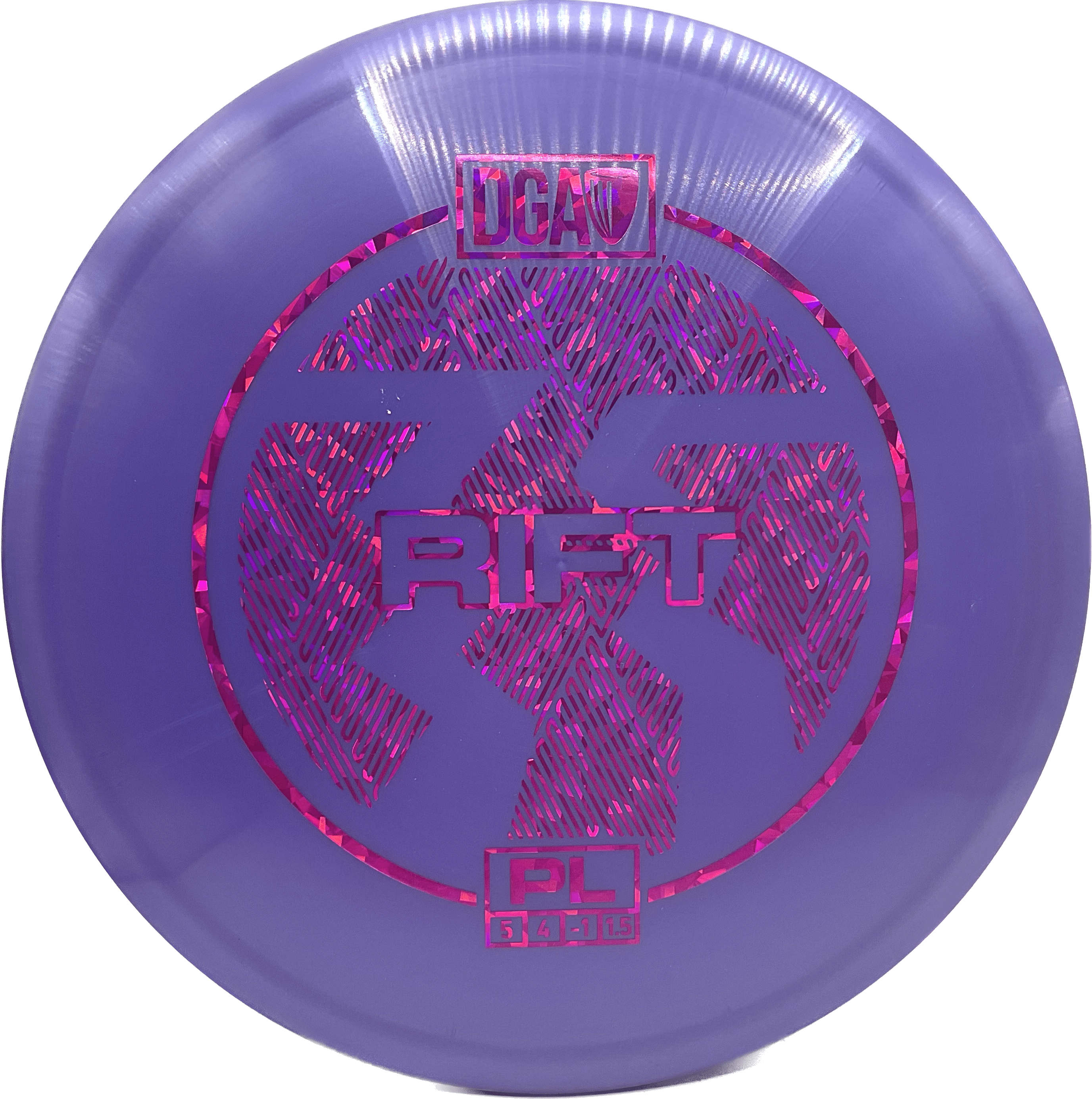 Overthrow Disc Golf Disc PL - 175-176 - Purple - Purple Shatter