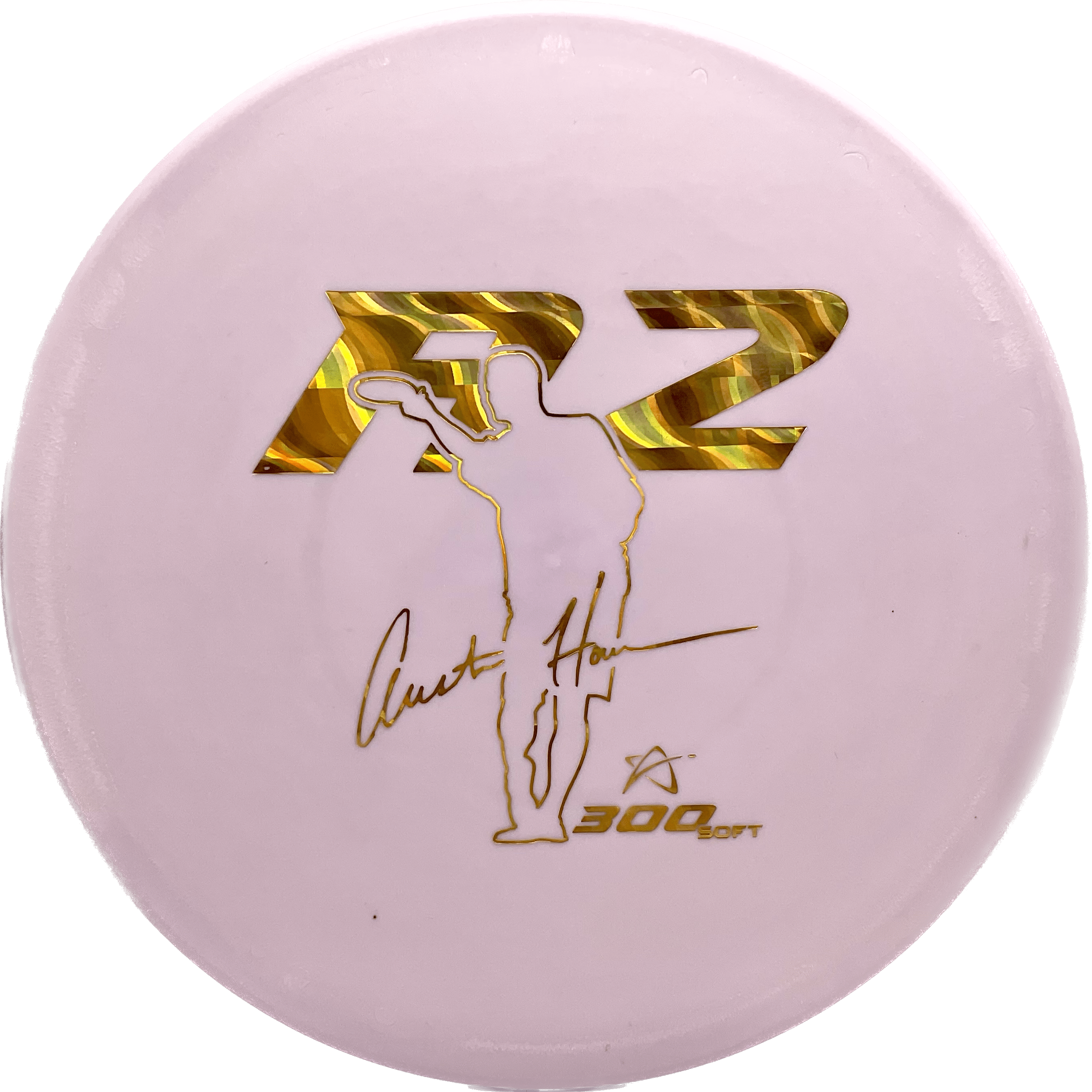 Overthrow Disc Golf Disc 300 Soft - 170-175 - Light Lavender - Gold Wave Prodigy A2