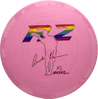 Overthrow Disc Golf Disc 300 Soft - 170-175 -  Pink - Rainbow Wave Prodigy A2