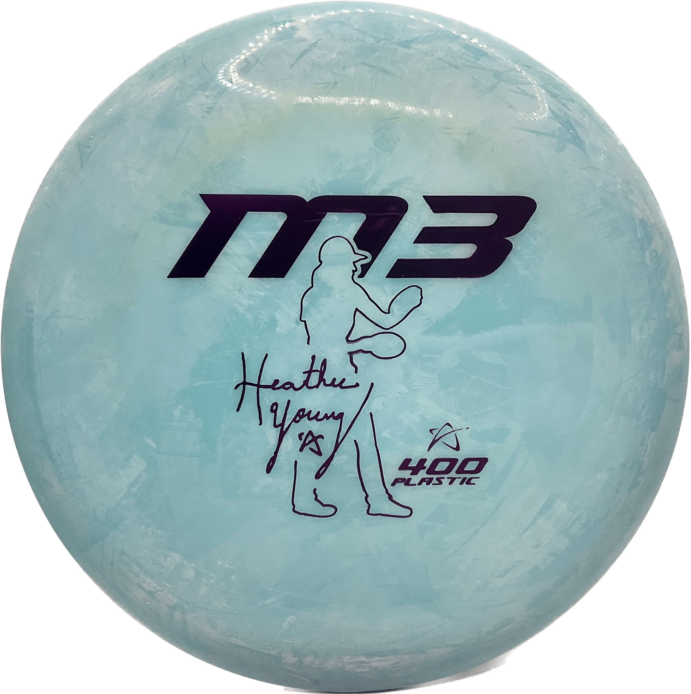 Overthrow Disc Golf Disc Prodigy M3, 400, 170-175, Blue, Purple Metallic