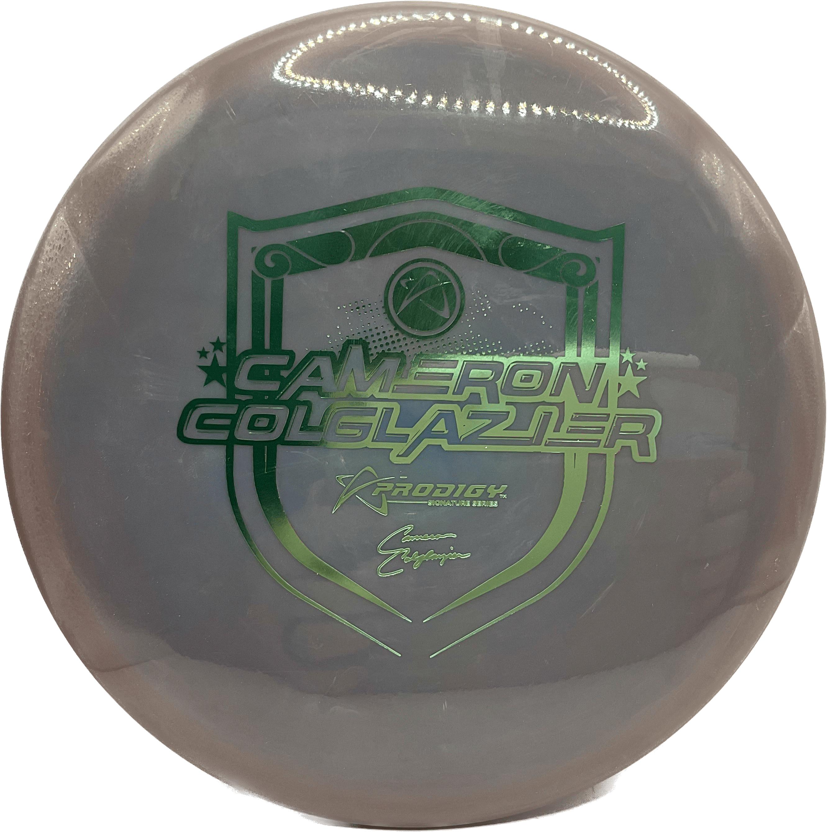 Overthrow Disc Golf Disc Prodigy M3, 500, 176-179, Dark Grey, Green Metallic