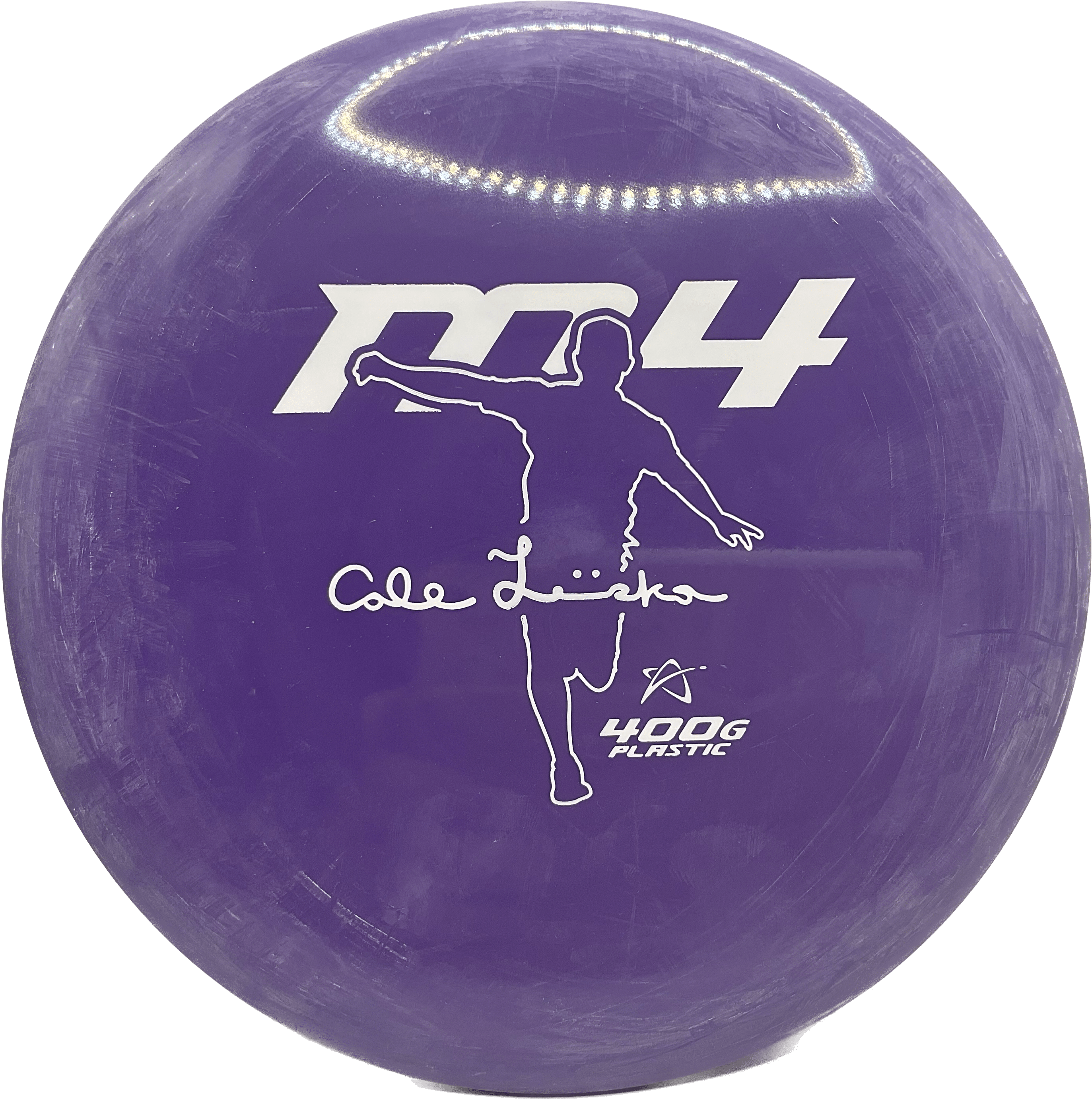 Overthrow Disc Golf Disc Prodigy M4, 400G, 176+, Purple, White Matte