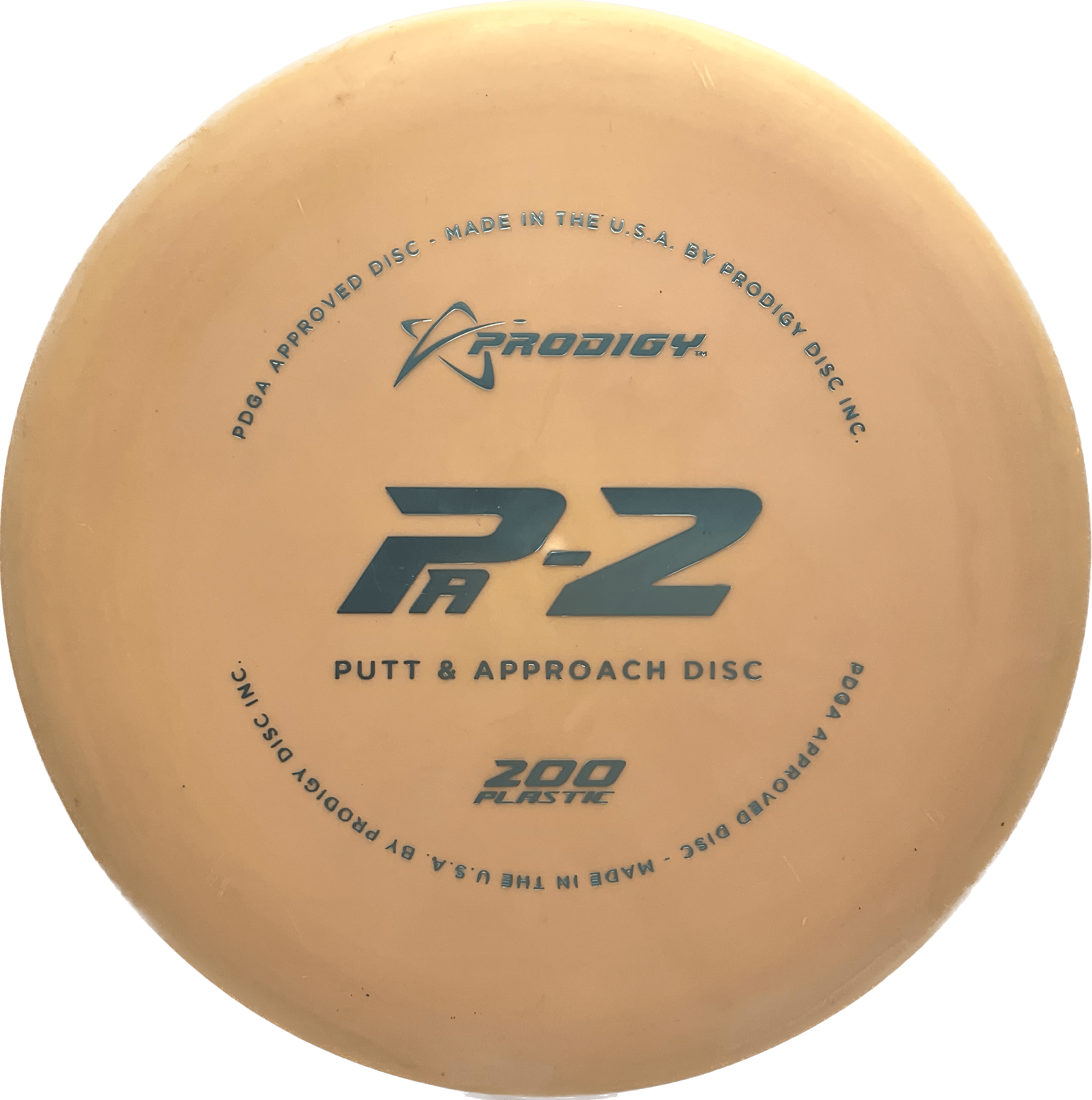 Overthrow Disc Golf Disc Prodigy PA-2, 200, 170-175, Faded Orange, Grey Matte