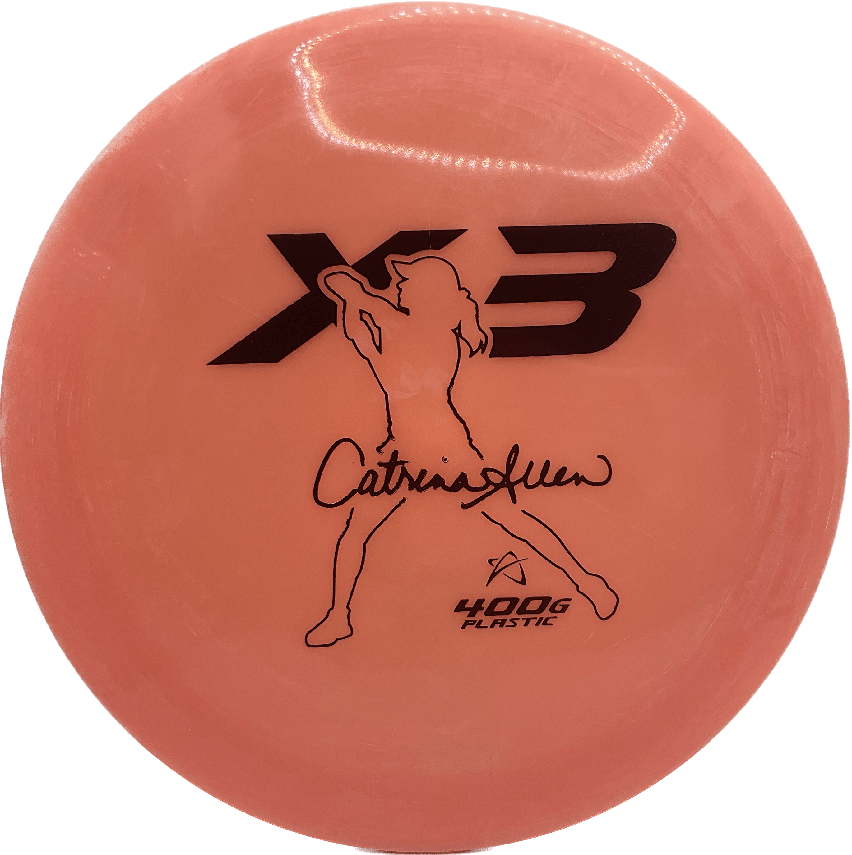 Overthrow Disc Golf Disc Prodigy X3, 400G, 170-175, Pink, Black Matte