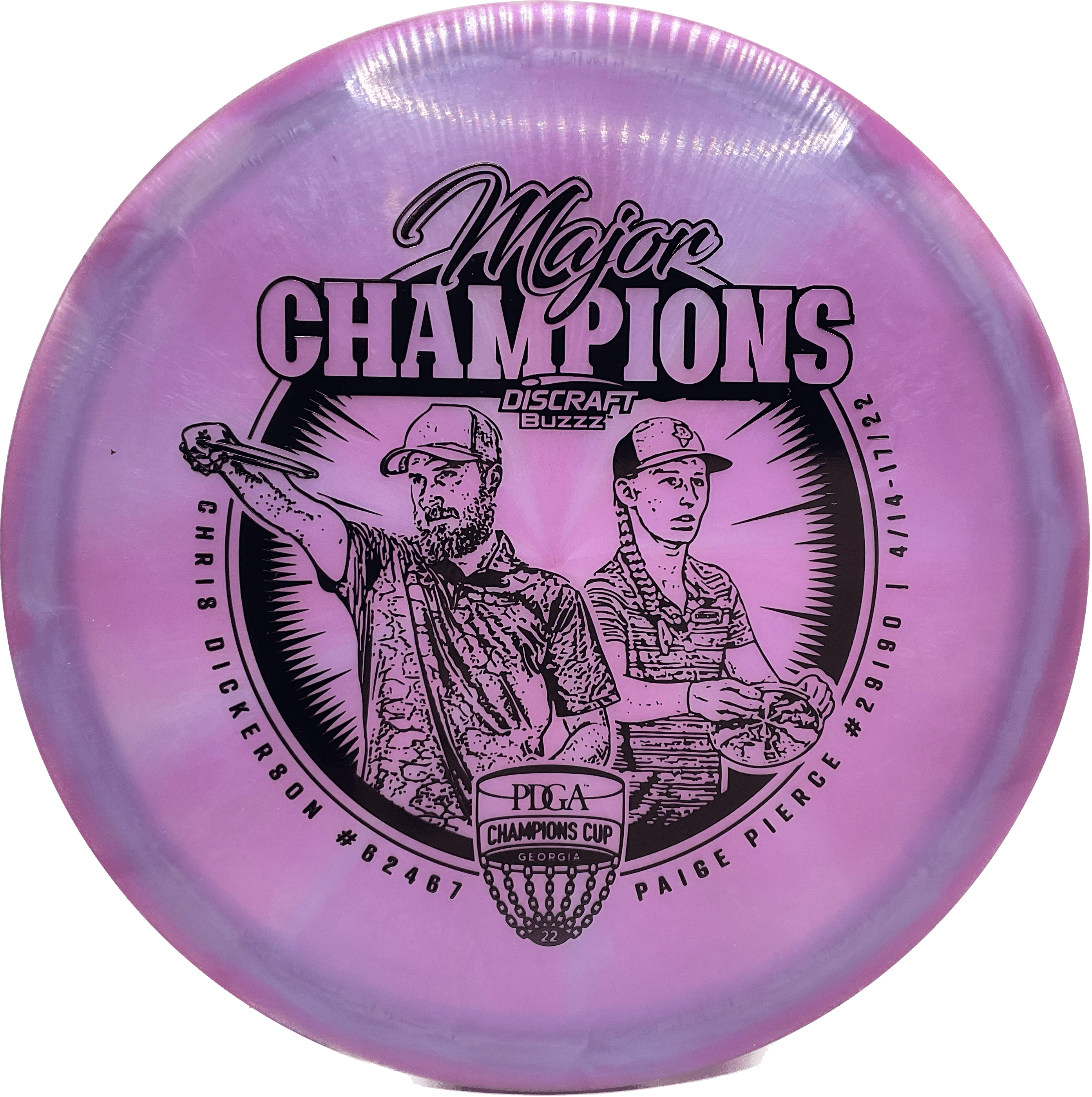 Overthrow Disc Golf Disc SB - 177+ - Purple - Black Matte