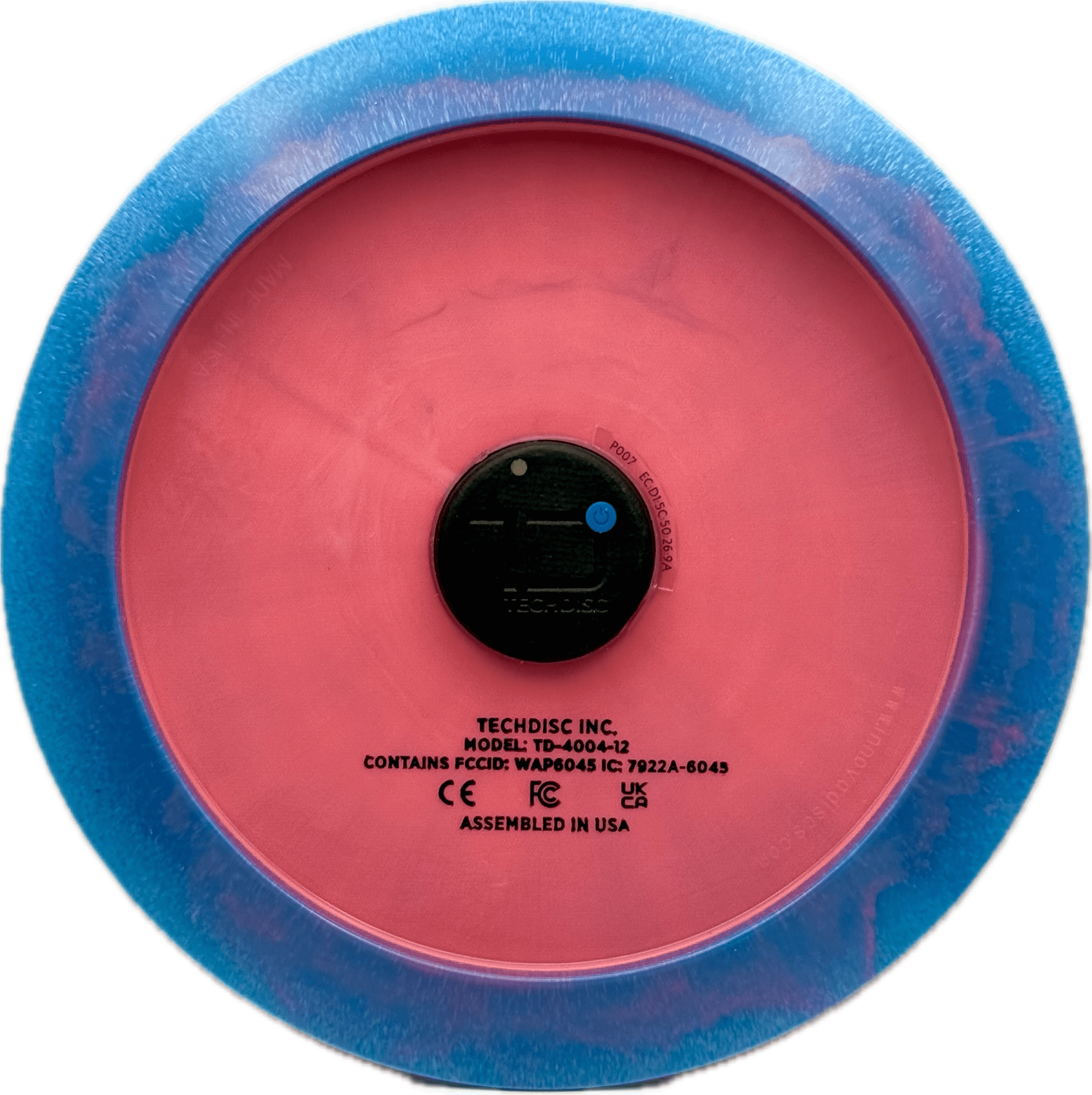 Overthrow Disc Golf Disc TechDisc Distance Driver, Innova Destroyer, Pink and Blue