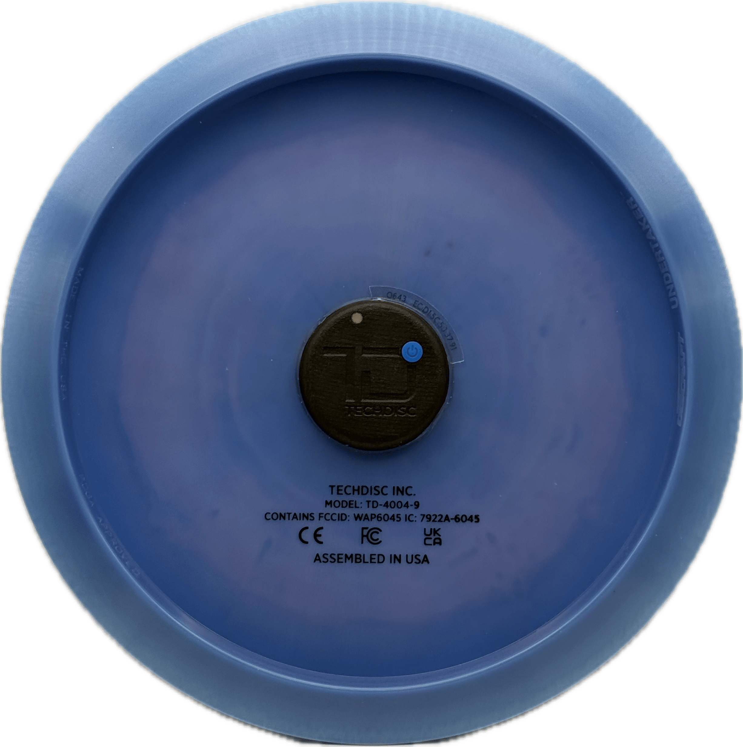 Overthrow Disc Golf Disc TechDisc Fairway Driver, Discraft Undertaker, Blue