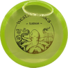 Overthrow Disc Golf Disc VIP - 180 - Lemon-Lime Green - Gold Metallic Westside Tursas