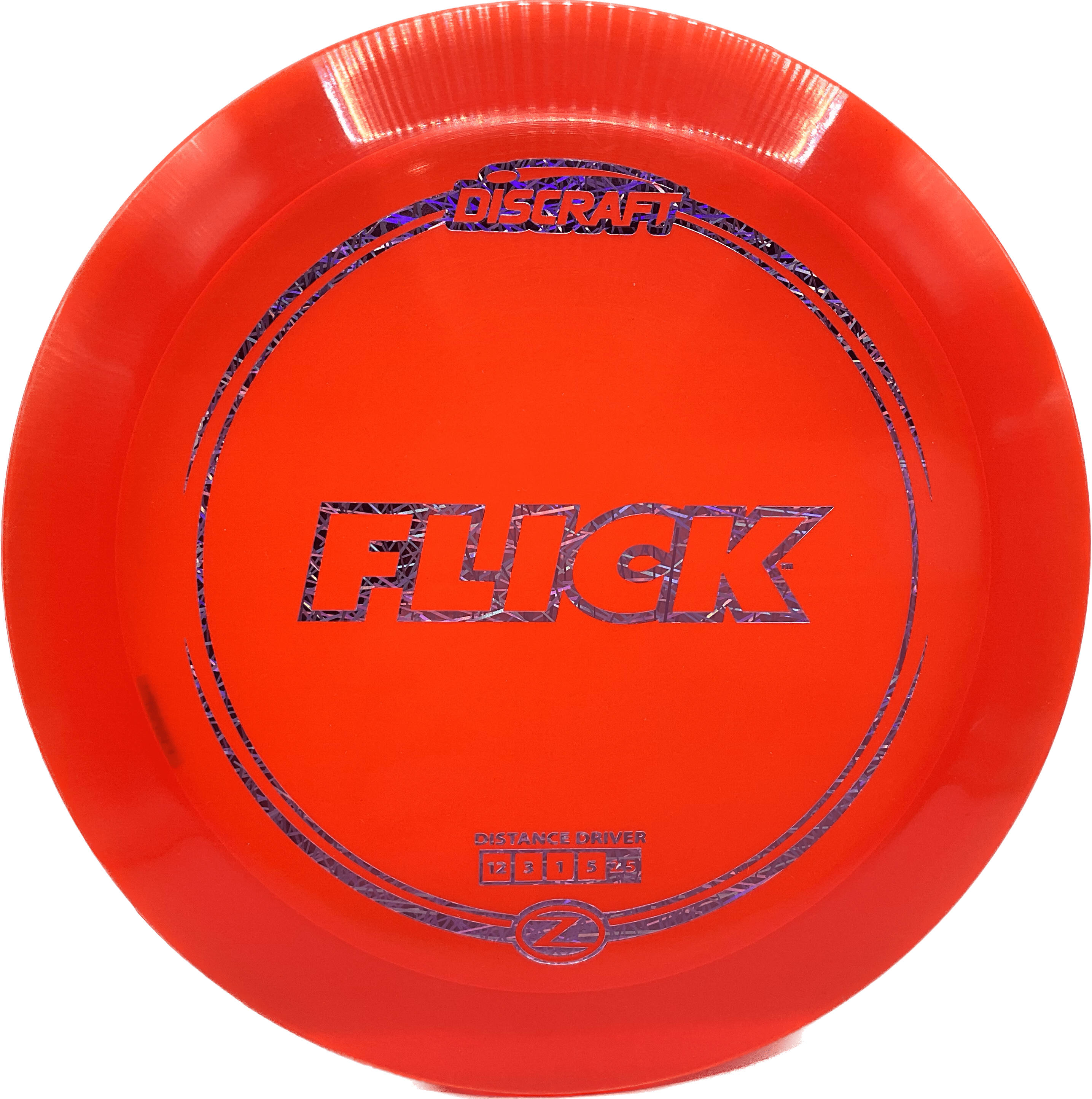 Overthrow Disc Golf Disc Z - 173-174 - Cherry Red - Blue Scratches