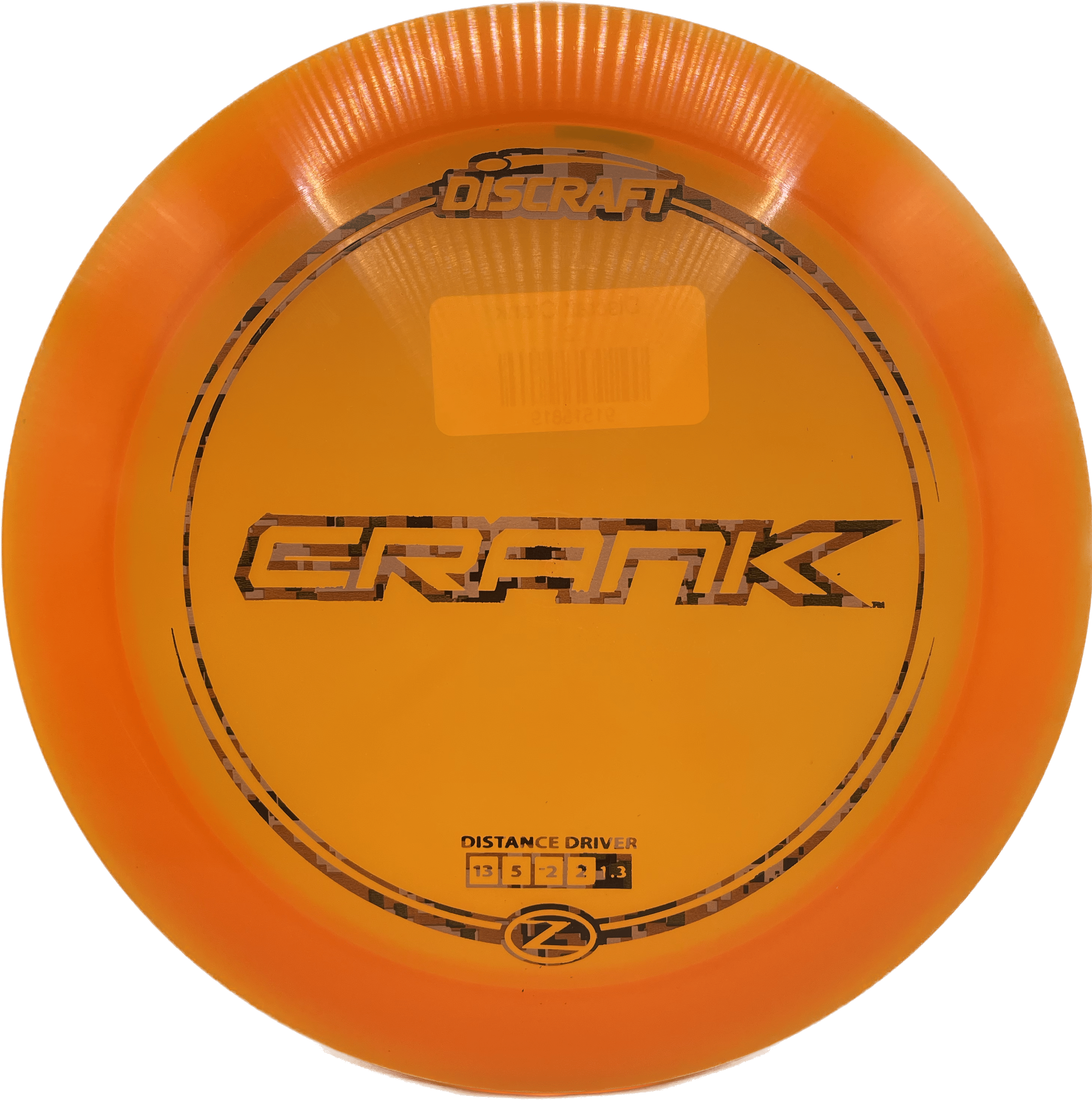 Overthrow Disc Golf Disc Z - 173-174 - Orange - Digital Camo