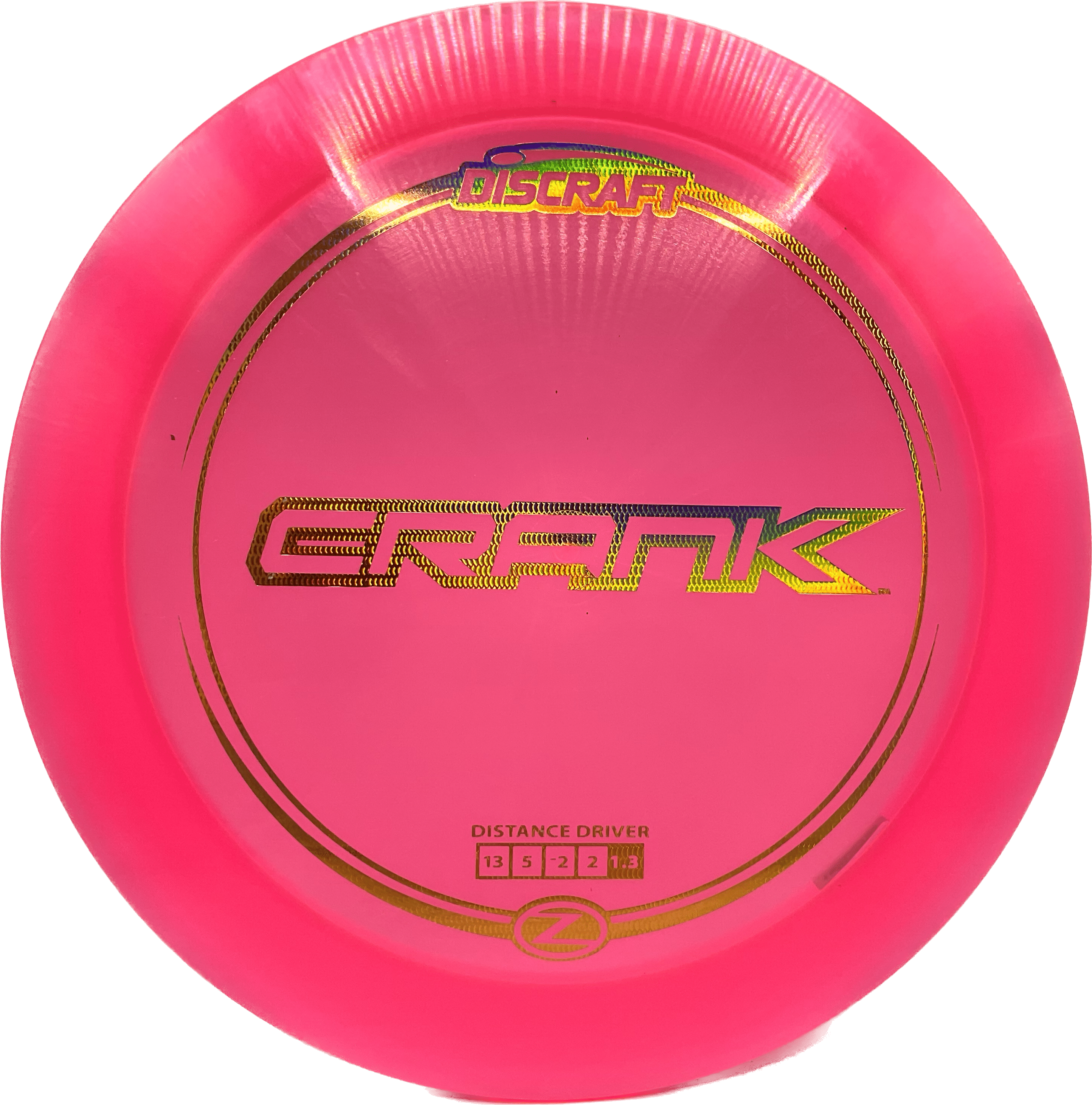 Overthrow Disc Golf Disc Z - 173-174 - Pink - Holo Fishscales