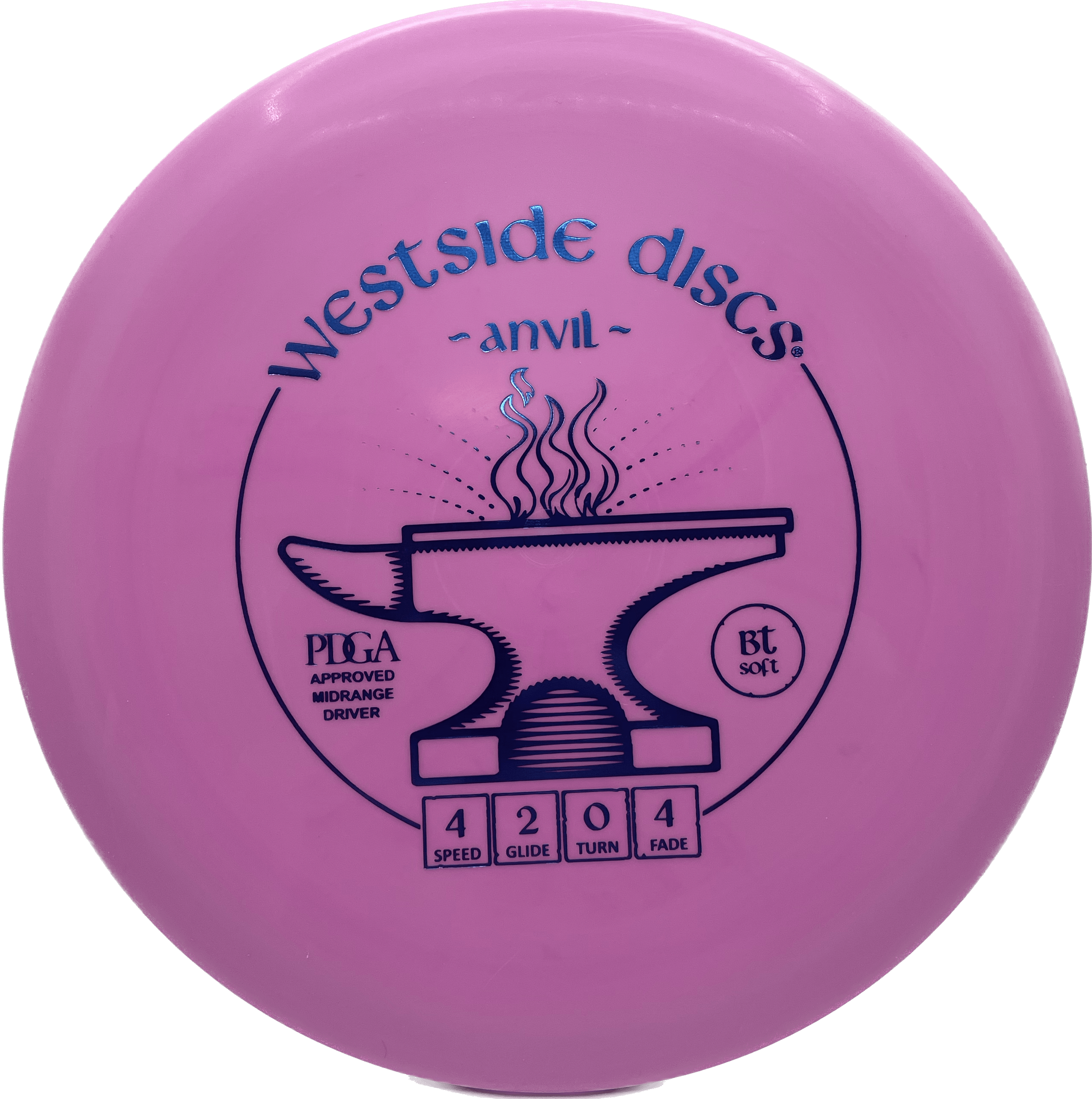 Trilogy Disc BT Soft - 171-176 - Pink - Blue Metallic Westside BT Soft Anvil